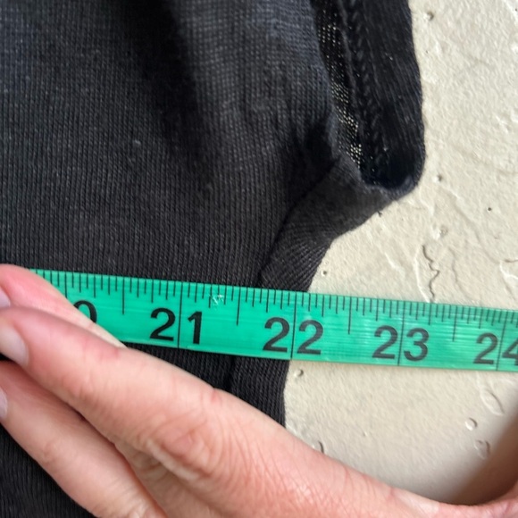 J Jill 100% linen black button down large petite blouse classic coastal casual - Picture 5 of 5